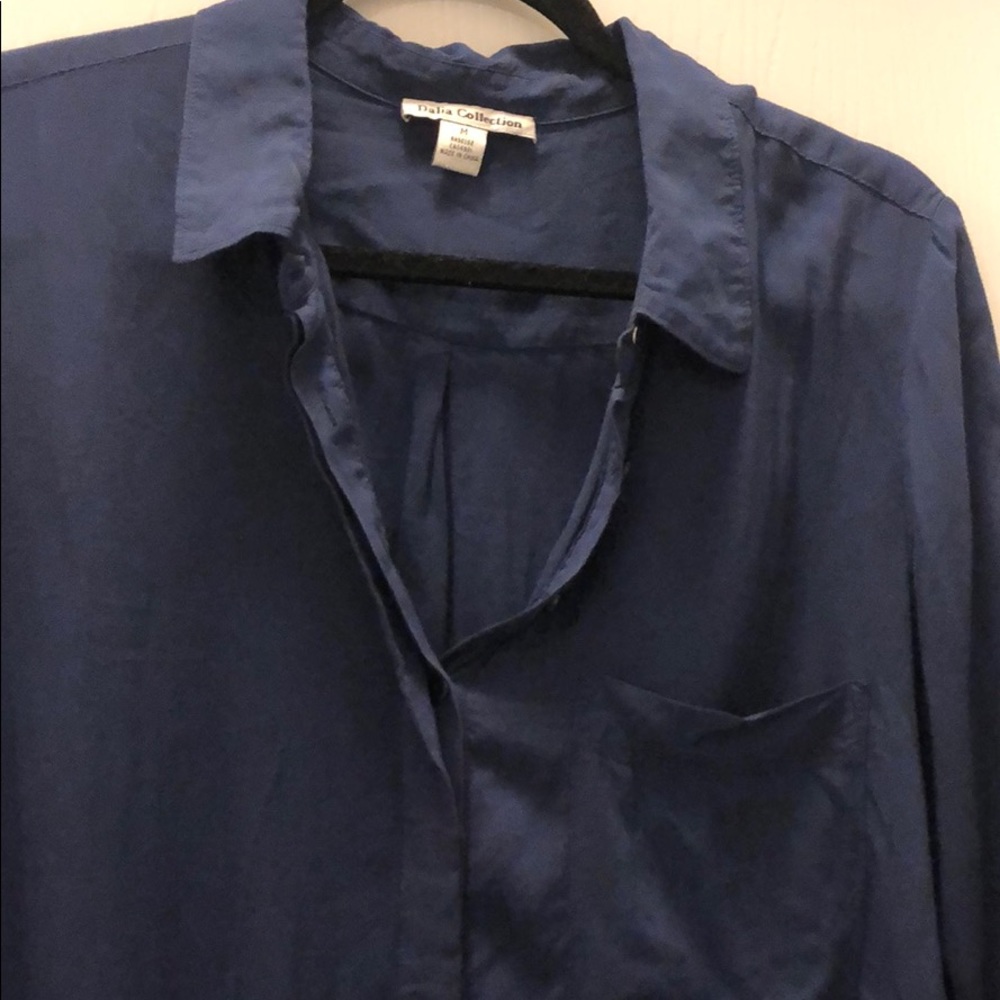 Navy button down - Picture 2 of 4